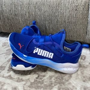 Boys Blue Puma Sneakers